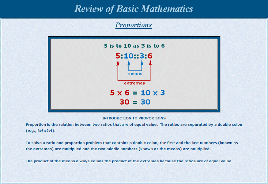 Review of Basic Mathematics